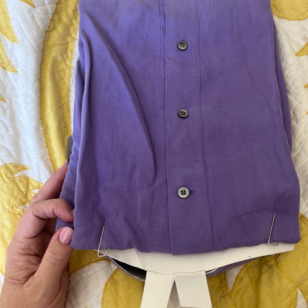 Faconnable Women’s Purple Button Down Shirt - Picture 3 of 4